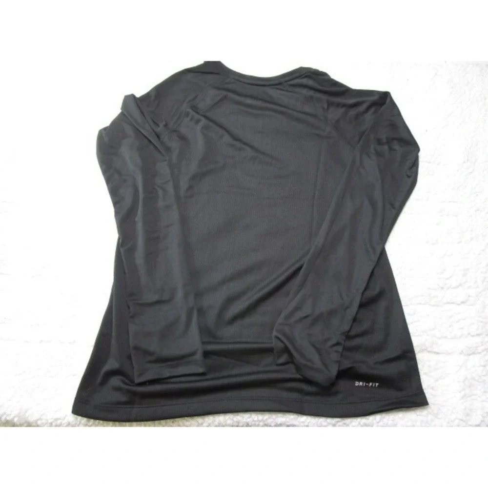 Nike Dri Fit Women's Medium Long Sleeve Soccer Futbol Jersey Black 923292-012